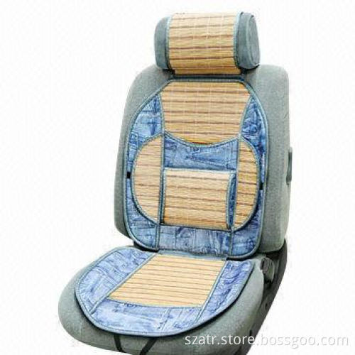 Car Cushion, Made of Bamboo and Jeans with Waist Support